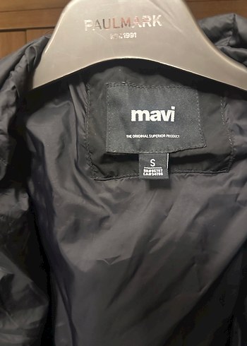 Mavi Erkek Siyah Kapüşonlu Şişme Mont - Görsel 4