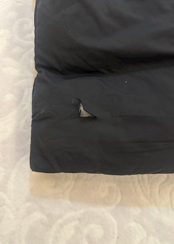 Mavi Erkek Siyah Kapüşonlu Şişme Mont - Görsel 3