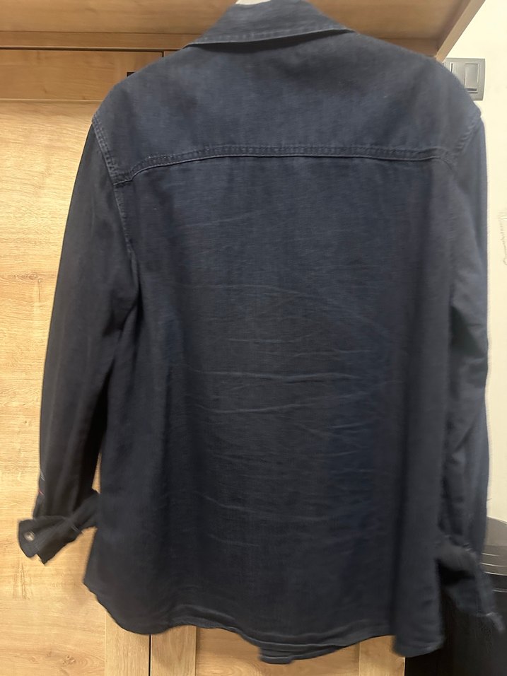 Mavi Lacivert Erkek Denim Gömlek - Görsel 2