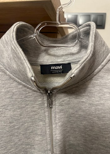 Gri Spor Erkek Sweatshirt Yarım Fermuarlı Esofman Takımı - Görsel 3