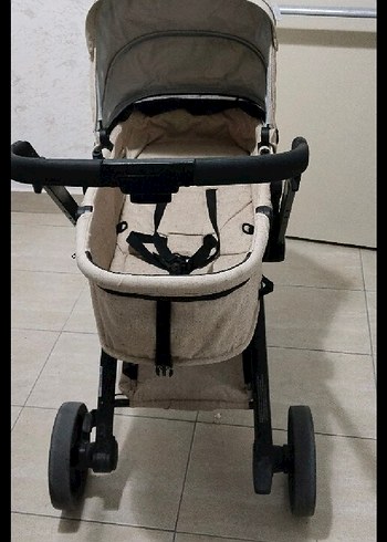 Bej ve Gri Bebek Arabası - Görsel 5