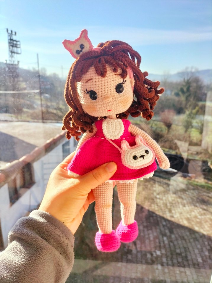 Amigurumi Ahunaz bebek - Görsel 4