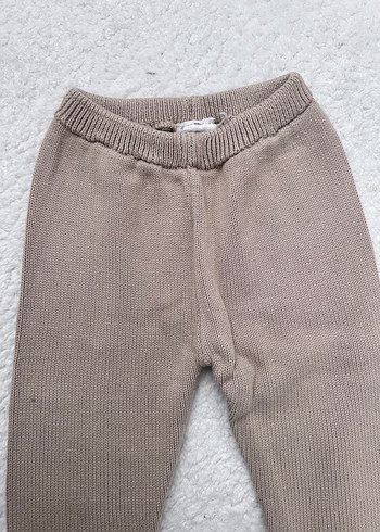 Bej Örgü Uzun Kollu Bebek Takımı - Görsel 2