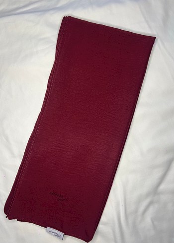 Bordo Pilili Kadın Şal