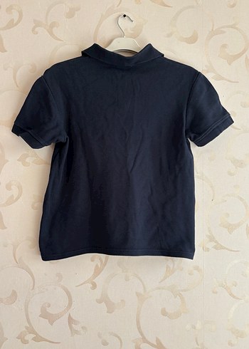 Kadın Lacivert Kısa Kollu Polo Tişört - Görsel 2