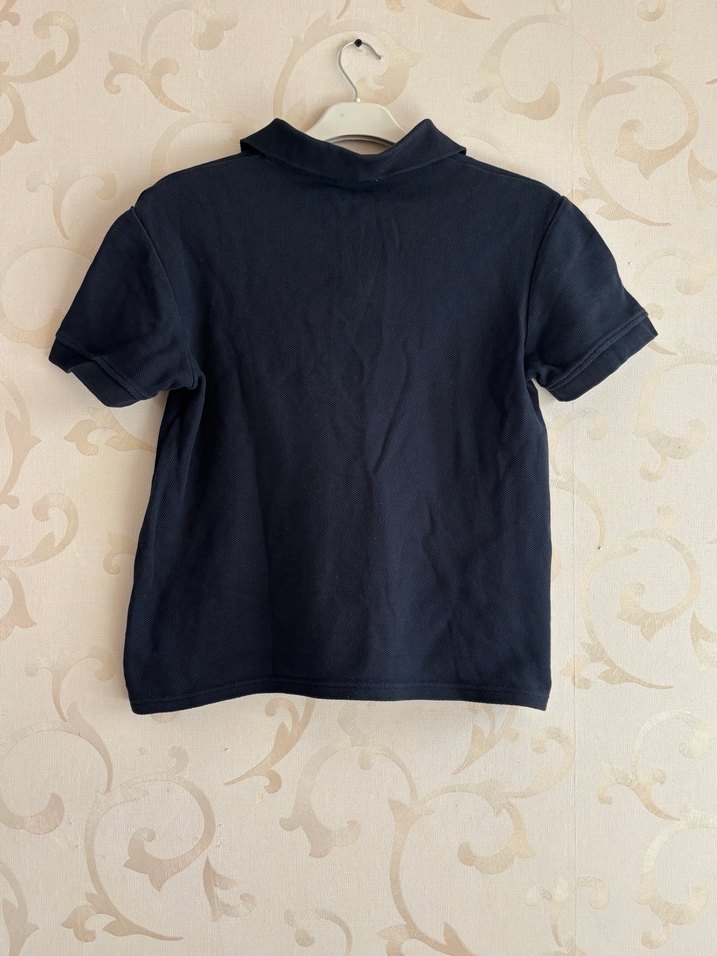 Kadın Lacivert Kısa Kollu Polo Tişört - Görsel 2