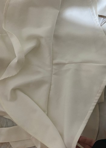 Beyaz Zara Şortlu Etek - Görsel 3