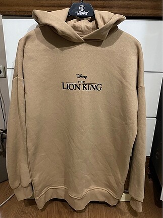 Aslan desenli sweatshirt