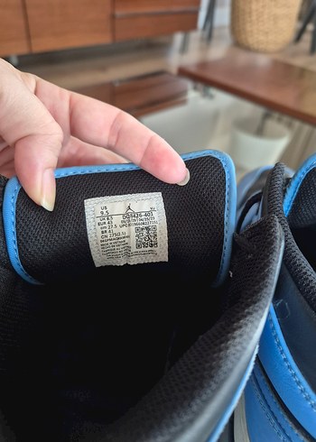 42.5 Beden mavi Renk Nike air Jordan Mavi Siyah