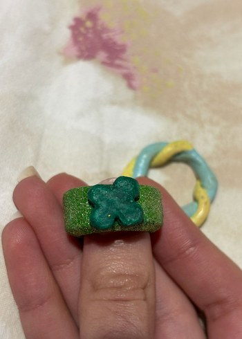 El yapımı kil yüzük - Görsel 2