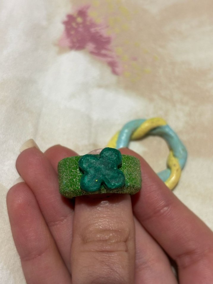 El yapımı kil yüzük - Görsel 2