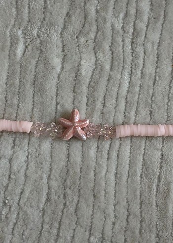 Pembe Boncuklu Bohem Plaj Bilekliği