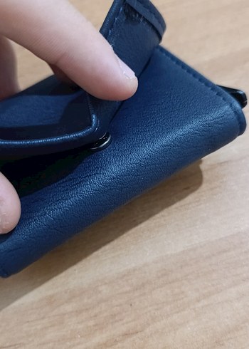 Lacivert Minimalist Erkek Cüzdanı - Görsel 2