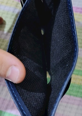 Lacivert Minimalist Erkek Cüzdanı - Görsel 4