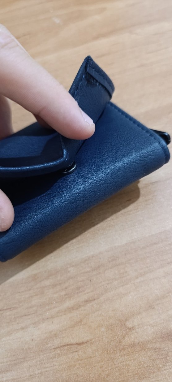 Lacivert Minimalist Erkek Cüzdanı - Görsel 2