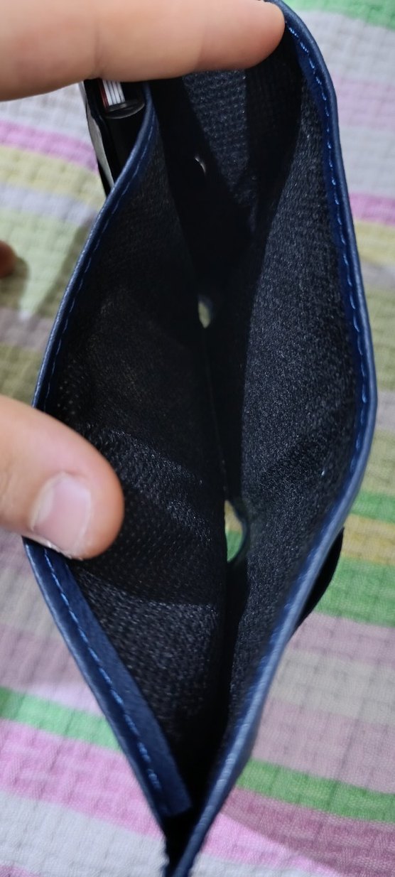 Lacivert Minimalist Erkek Cüzdanı - Görsel 4