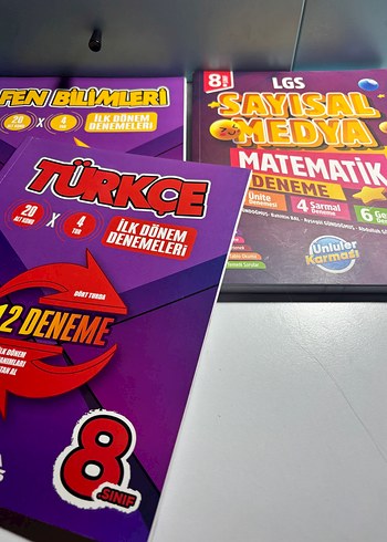 8. Sınıf LGS Deneme Kitapları Seti KVA ve Ünlüler Karması