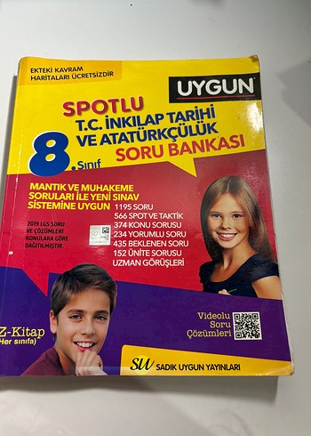 8. Sınıf T.C. İnkılap Tarihi ve Atatürkçülük Soru Bankası SU yay