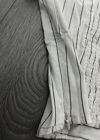 Kadın Beyaz Çizgili Büstiyer - Görsel 4