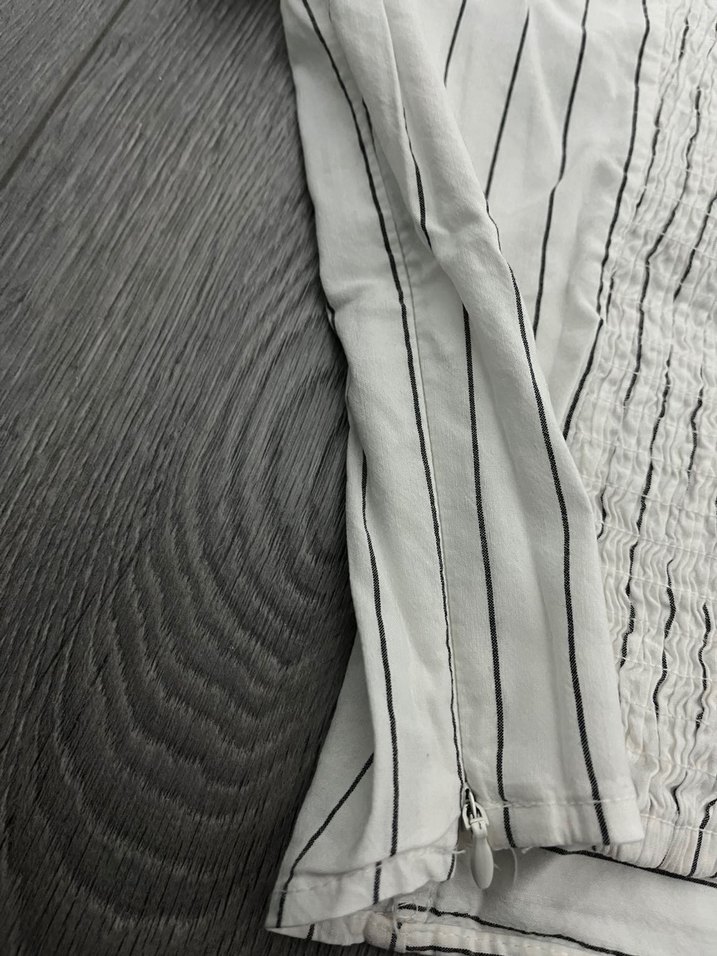 Kadın Beyaz Çizgili Büstiyer - Görsel 4