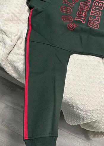 Yeşil Oversize Sweatshirt - Görsel 3