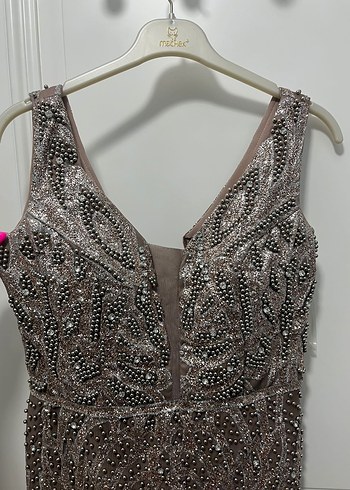 Taşlı Uzun Abiye Elbise - Görsel 2