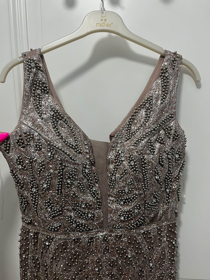 Taşlı Uzun Abiye Elbise - Görsel 2