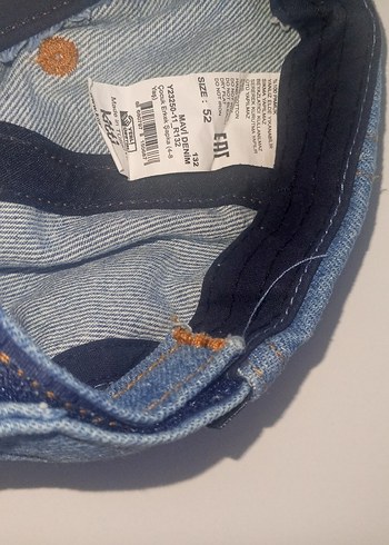  Beden Mavi Denim erkek çocukŞapka