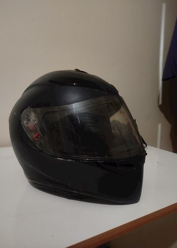 AGV orjinal Siyah Mat Tam Yüz Motosiklet Kaskı - Görsel 4