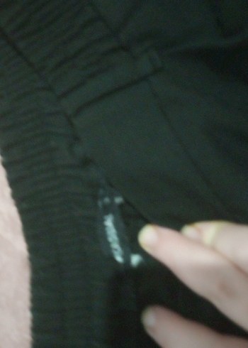 38 Beden yeşil Renk Kadın Haki Renk Pilili Rahat Kumaş Pantolon