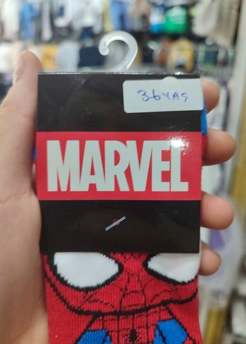 Marvel Baskılı Renkli Erkek Çorap - Görsel 2