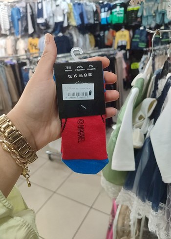 Marvel Baskılı Renkli Erkek Çorap - Görsel 4