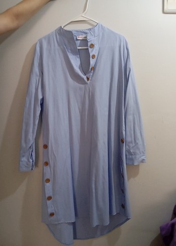 Mavi uzun tunik