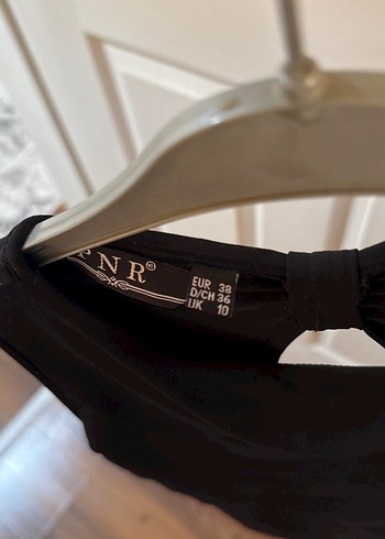 Siyah Pilili Midi Kadın Abiye Elbise - Görsel 3