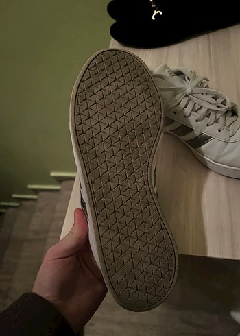 Kadın Beyaz Gri Adidas Platform Spor Ayakkabı - Görsel 4