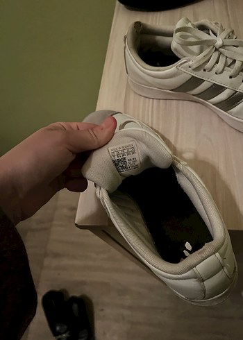 Kadın Beyaz Gri Adidas Platform Spor Ayakkabı - Görsel 3