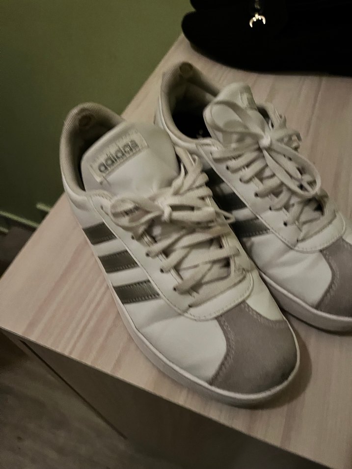 Kadın Beyaz Gri Adidas Platform Spor Ayakkabı - Görsel 2