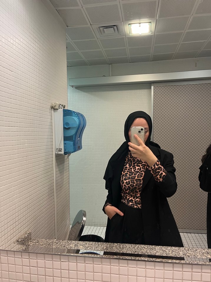 Leopar Desenli Siyah body - Görsel 2