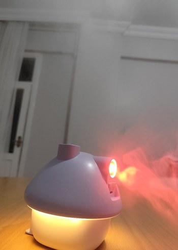 Beyaz Masaüstü Hava Temizleyici ve Nemlendirici - Görsel 2