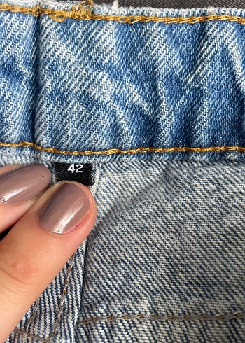 Geniş Kesim MaviKot Pantolon - Görsel 4