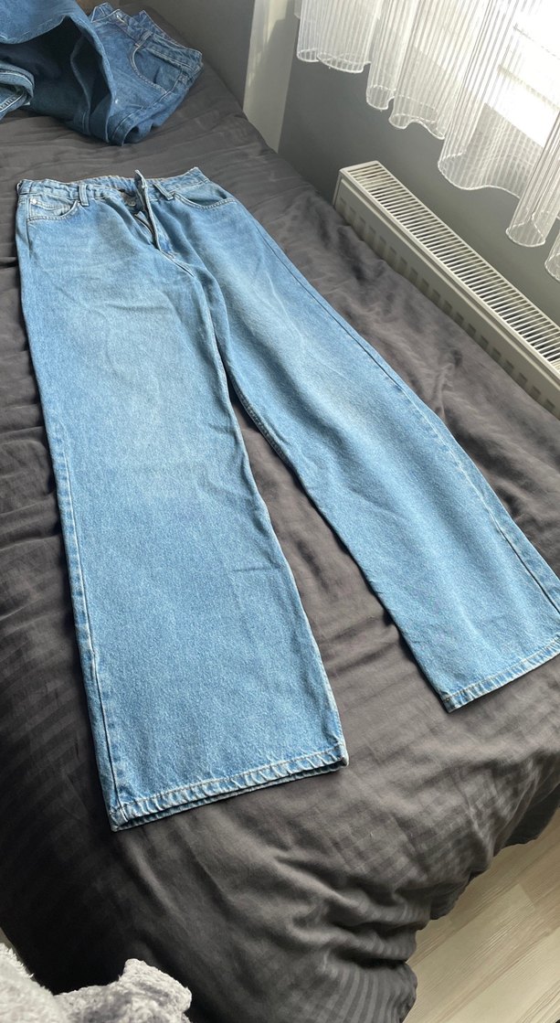 Geniş Kesim MaviKot Pantolon - Görsel 2