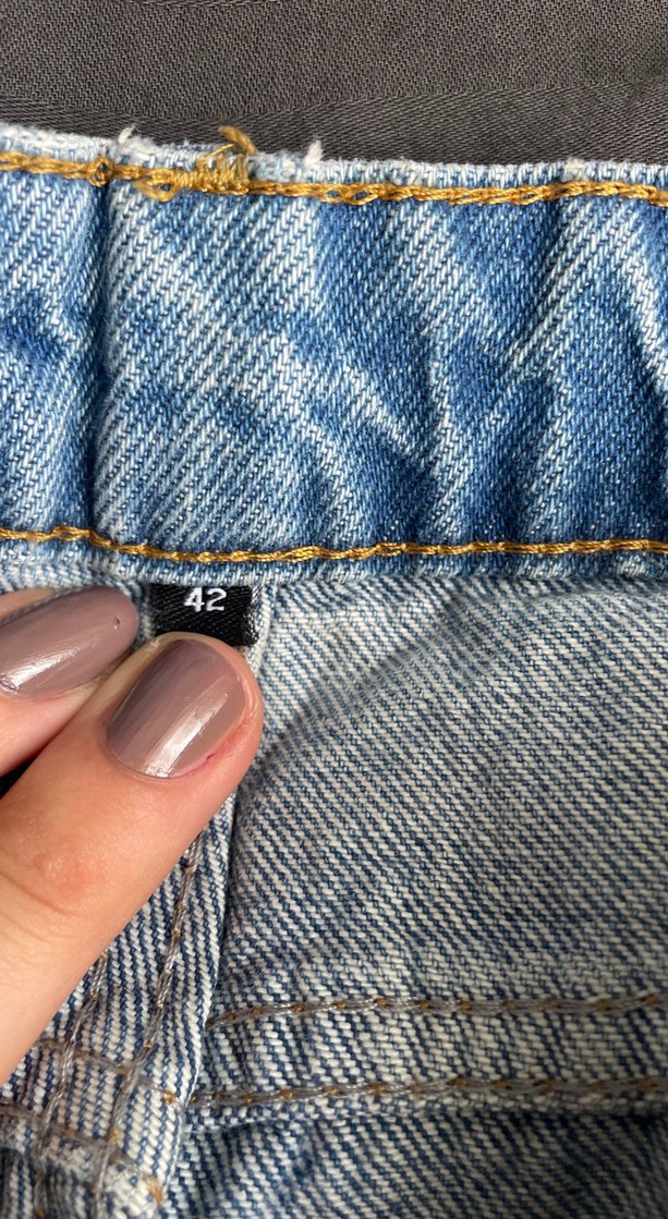 Geniş Kesim MaviKot Pantolon - Görsel 4