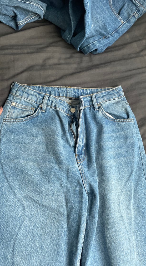 Geniş Kesim MaviKot Pantolon - Görsel 3