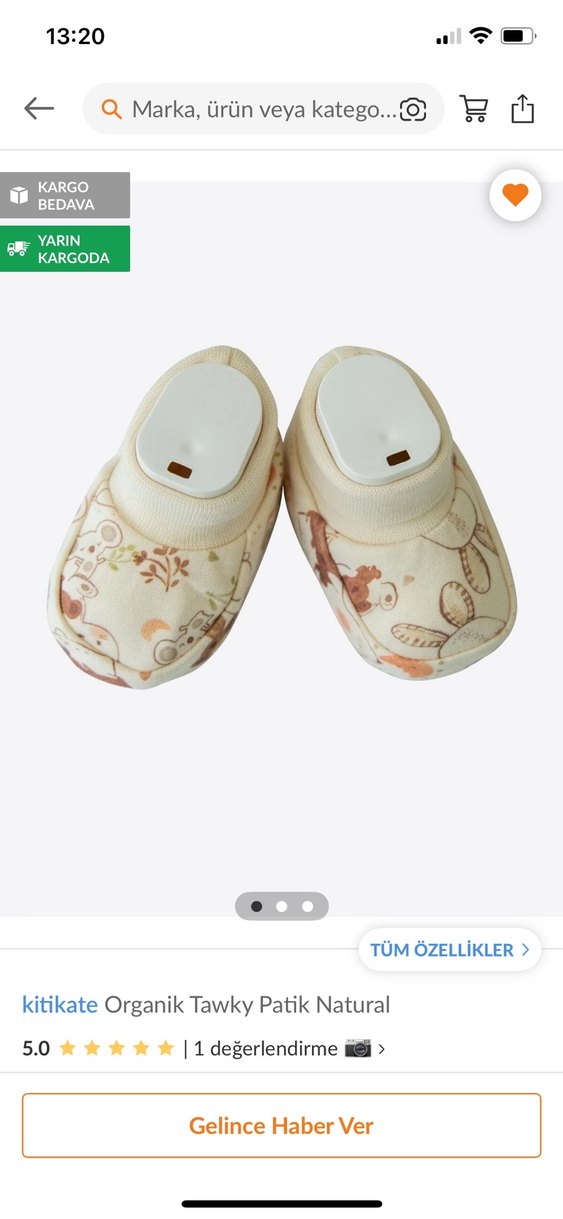 Kitekate patik 0-6 ay - Görsel 3