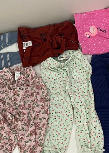 Kız bebek Tayt(9lu)4carters,1hm,1benetton(3-6ay) - Görsel 4