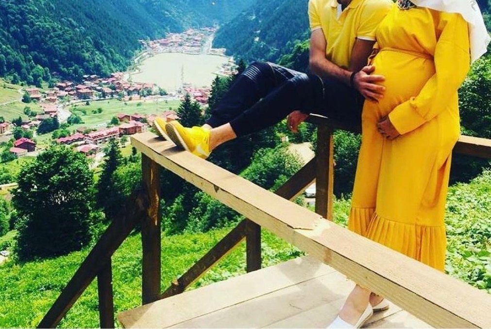 Sarı Midi Hamile Pantolonu - Görsel 2