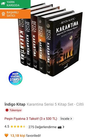 Ciltli Karantina Set - Görsel 8