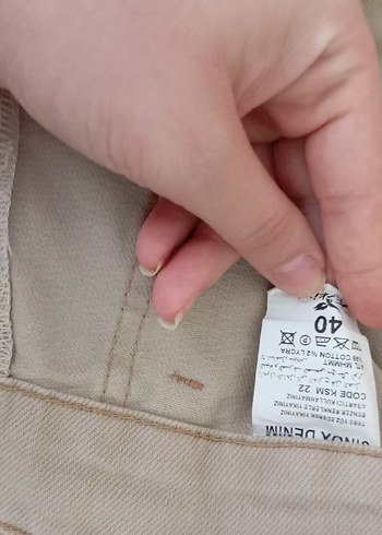 40 Beden camel Renk Bej Kadın Bol Kesim Pantolon