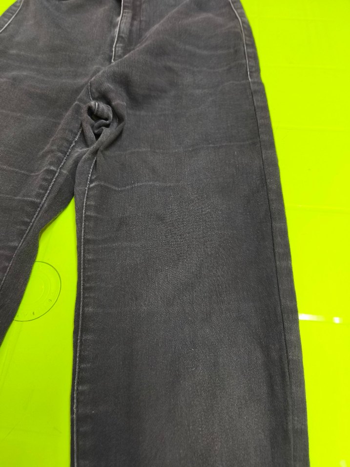 Bershka 38 Beden 
Siyah Kadın Regular Fit Denim Pantolon - Görsel 2