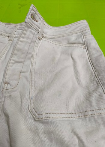 La Fee Maraboutee Fransız 
Beyaz Bol Kesimi Pamuk Kadın Pantolon - Görsel 7